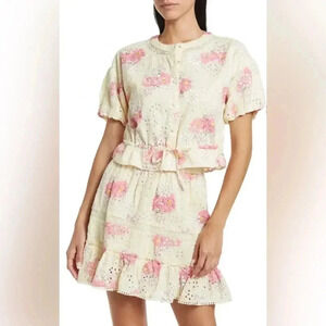 Walter Baker Puff Sleeve Celeste Boho Top NEW WITH TAG